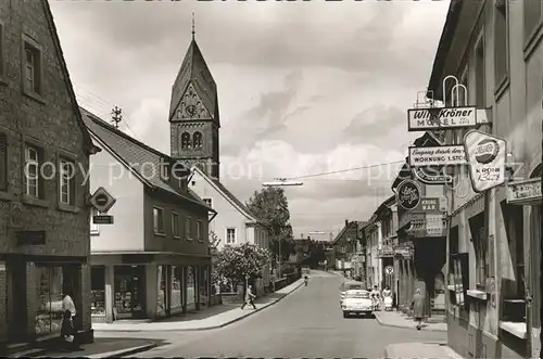 Ramstein-Miesenbach Landstuhler Strasse Kirchturm / Ramstein-Miesenbach /Kaiserslautern LKR