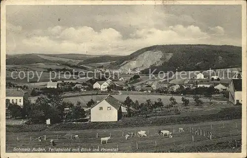 Schmelz Saar Teilansicht mit Blick ins Primstal Kat. Schmelz