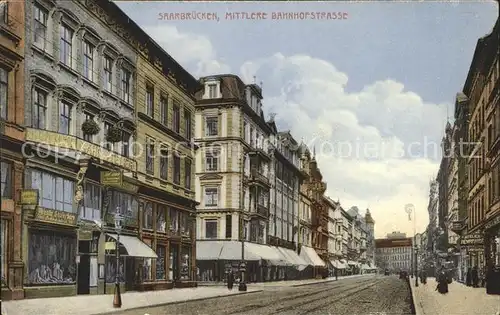 Saarbruecken Mittlere Bahnhofstrasse Kat. Saarbruecken