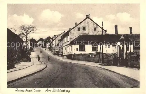 Quierschied Am Muehlenberg Strassenpartie Kat. Quierschied