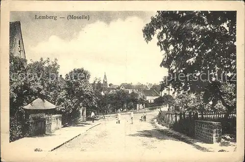 Lemberg Moselle Hauptstrasse Kat. Lemberg