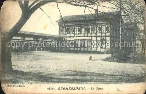 Germersheim La Gare Bahnhof Kat. Germersheim