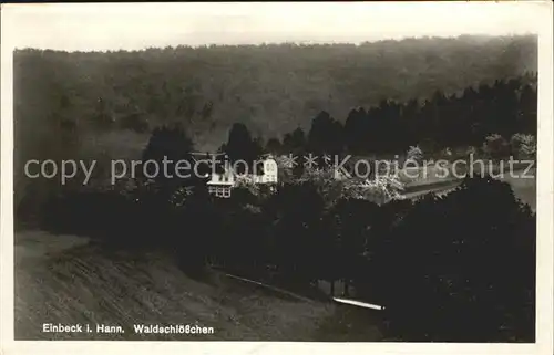 Einbeck Niedersachsen Waldschloesschen Kat. Einbeck