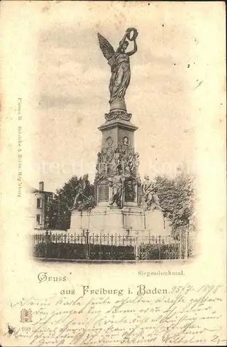 Freiburg Breisgau Siegesdenkmal Kat. Freiburg im Breisgau