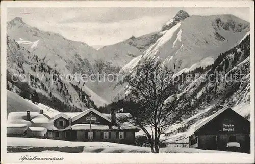 Spielmannsau Dorfpartie Kat. Oberstdorf