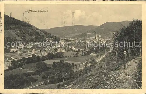 Urach Schwarzwald Panorama Kat. Voehrenbach