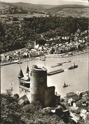 St Goar mit St Goarshausen Burg Katz Kat. Sankt Goar