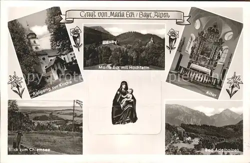 Maria Eck Kirche Hochfelln Altar Chiemsee Bad Adelholzen Kat. Siegsdorf