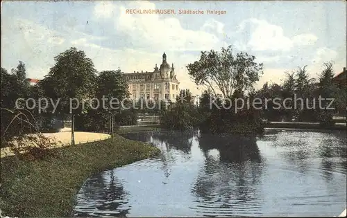 Recklinghausen Westfalen Staedt Anlagen Kat. Recklinghausen