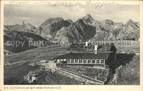 Berchtesgaden Gotzenalp mit dem Hundstod Kat. Berchtesgaden