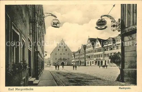 Bad Mergentheim Marktplatz Kat. Bad Mergentheim