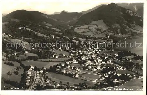 Schliersee Fliegeraufnahme Kat. Schliersee