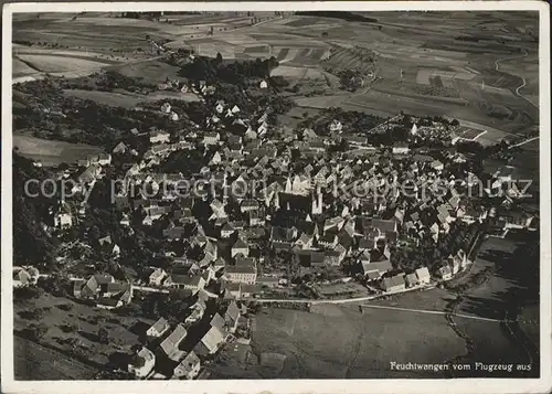 Feuchtwangen Fliegeraufnahme Kat. Feuchtwangen