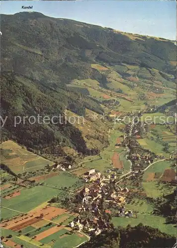 Glottertal Blick zum Kandel Fliegeraufnahme Kat. Glottertal Schwarzwald