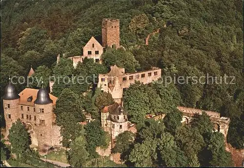 Wertheim Main Schloss Fliegeraufnahme Kat. Wertheim