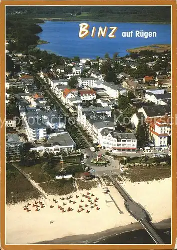 Binz Ruegen Fliegeraufnahme Kat. Binz