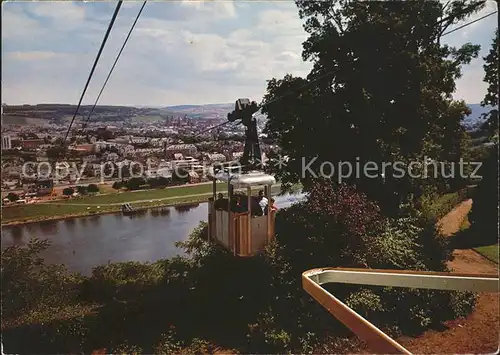 Trier Seilbahn Bergstation Weisshaus Kat. Trier