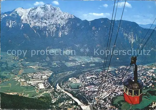 Bad Reichenhall Predigtstuhlbahn Bergbahn Hochstaufen Chiemgauer Alpen Kat. Bad Reichenhall