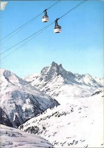 St Anton Arlberg Valluga Bahn mit Patteriol Wintersportplatz Kat. St. Anton am Arlberg