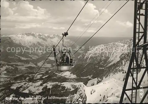 Berchtesgaden Panorama Blick von der Jennerbahn Bergbahn Kat. Berchtesgaden