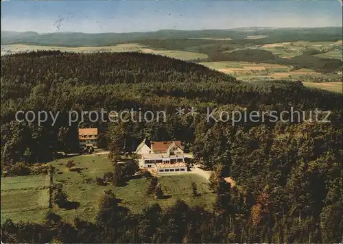 Sensbachtal Gasthof Hoehenpension Reussenkreuz Fliegeraufnahme Kat. Sensbachtal