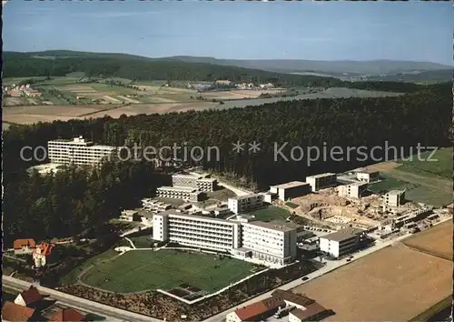 Bad Driburg Sanatorium Berlin BfA Fachklinik Rosenberg Fliegeraufnahme Kat. Bad Driburg