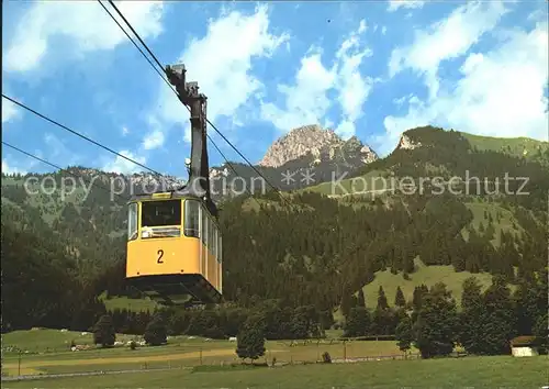 Bayrischzell Wendelstein Seilbahn Kat. Bayrischzell