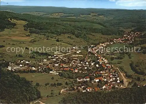 Heimbuchenthal Fliegeraufnahme Naturpark Spessart Kat. Heimbuchenthal