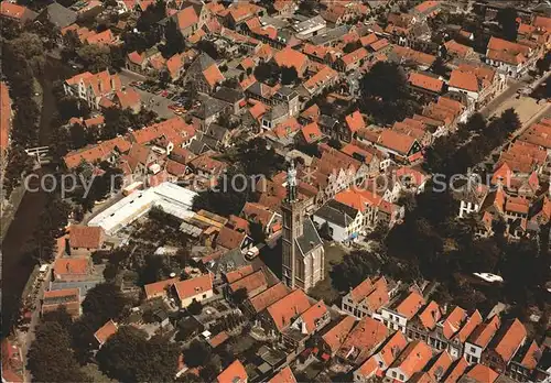 Edam Fliegeraufnahme met Speeltoren Kat. Edam