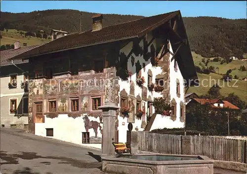 Wenns Pitztal Tirol altes Platzhaus  Kat. Wenns