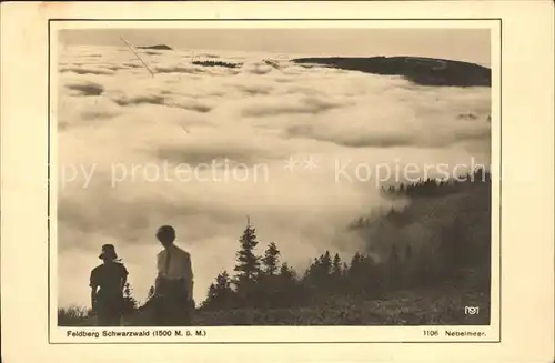 Feldberg Schwarzwald Nebelmeer Kat. Feldberg (Schwarzwald)