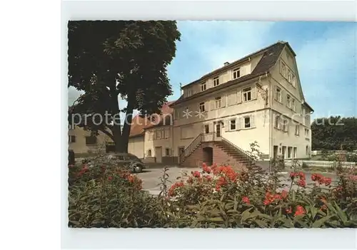 Schollbrunn Waldbrunn Gasthaus Pension Hirsche Kat. Waldbrunn