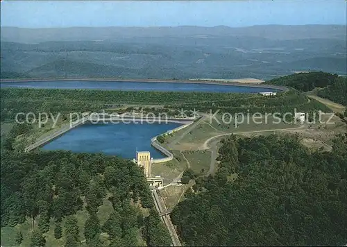 Edertal Edertalsperre Fliegeraufnahme Hochspeicherbecken Kat. Edertal