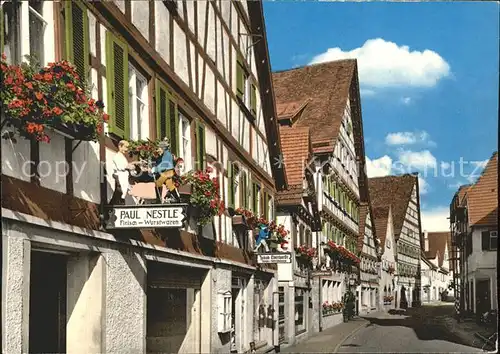 Dornstetten Wuerttemberg Fachwerkhaeuser Kat. Dornstetten