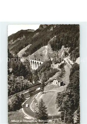 Hoellental Schwarzwald mit Ravennaviadukt Kat. Buchenbach