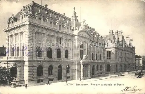 Lausanne VD Banque cantonale et Poste