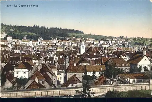 La Chaux de Fonds Teilansicht Kat. La Chaux de Fonds