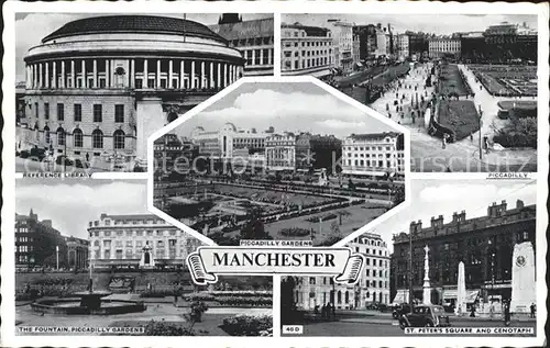 Manchester St Peter Square Piccadily LIbrary  Kat. Manchester