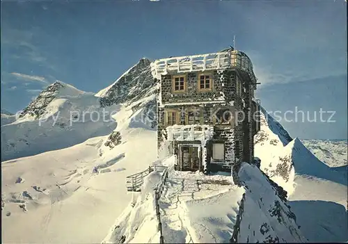 Jungfraujoch Sphinx Observatorium mit Jungfrau Kat. Jungfrau