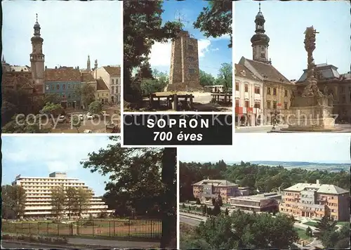 Sopron Teilansichten Kat. Sopron