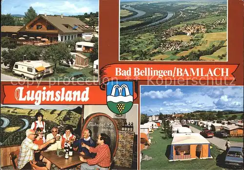 Bamlach Terrassenanlage Camping Luginsland Ortsblick Kat. Bad Bellingen