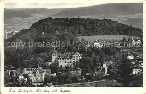 Bad Kissingen Altenburg mit Regina Fliegeraufnahme Kat. Bad Kissingen