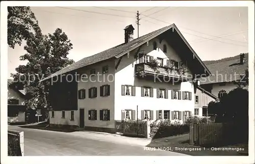 Oberammergau Haus Niggl Kat. Oberammergau