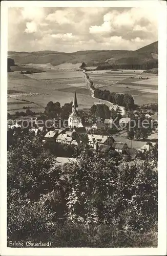 Eslohe Sauerland Panorama / Eslohe (Sauerland) /Hochsauerlandkreis LKR