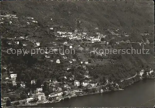 Porto Ronco Lago Maggiore vista aerea Kat. Porto Ronco