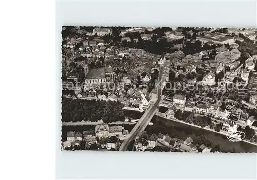 Tuebingen Universitaetsstadt am Neckar Fliegeraufnahme Kat. Tuebingen