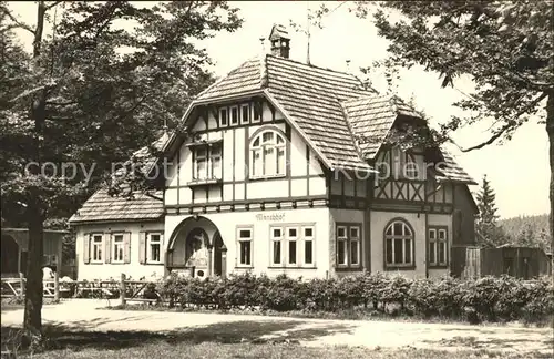 Manebach Moenchhof Waldgasthof Kat. Ilmenau