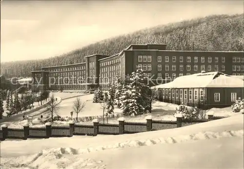 Erlabrunn Erzgebirge Bergarbeiter Krankenhaus Kat. Breitenbrunn Erzgebirge