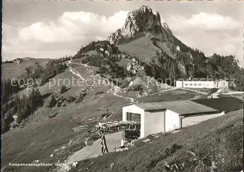 Aschau Chiemgau Kampenwandseilbahn Bergstation Kat. Aschau i.Chiemgau