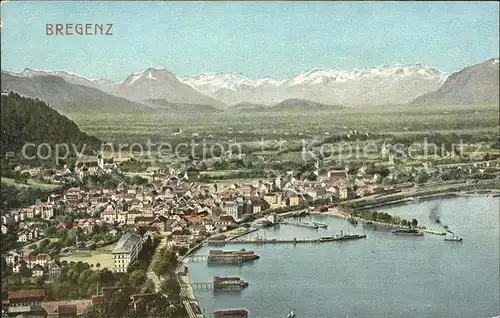 Bregenz Vorarlberg Ortsansicht Kat. Bregenz